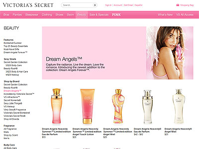 Victoria's Secret Dream Angels Heavenly Fragrances - Perfumes, Colognes,  Parfums, Scents resource guide - The Perfume Girl