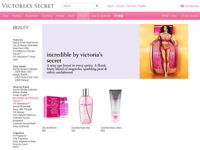 Victoria's Secret Incredible Fragrances - Perfumes, Colognes, Parfums,  Scents resource guide - The Perfume Girl