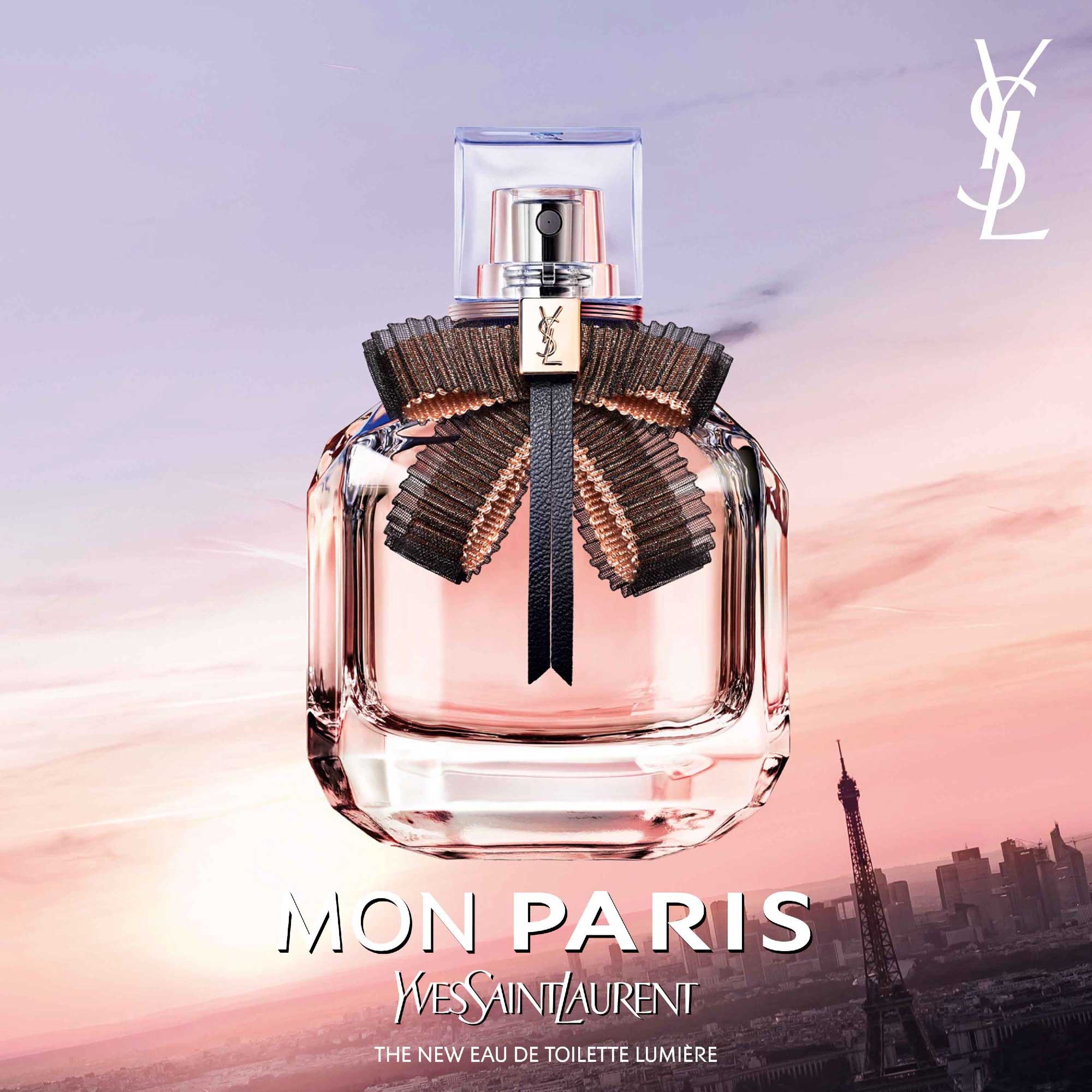 Yves Saint Laurent Mon Paris Lumiere Fragrance Ad