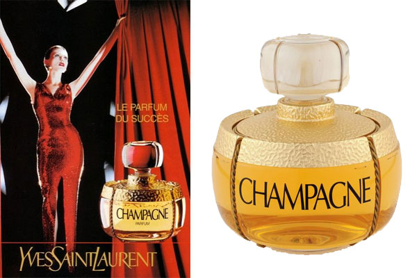 Yves Saint Laurent Champagne Fragrance Ad 1993