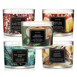 Avon Holiday Cheer Candles home fragrances