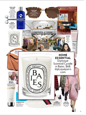 Diptyque Candles Baies editorial InStyle June 2020