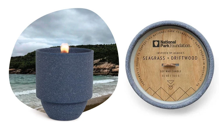 Paddywax Parks Candle - Acadia Seagrass Driftwood 11 oz