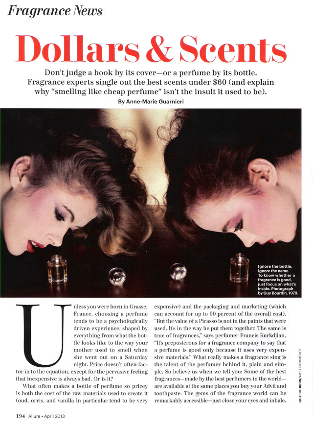 Dollars and Scents, Allure April 2013