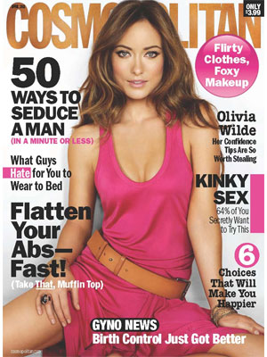 Cosmopolitan Magazine, Apr 2011, Olivia Wilde