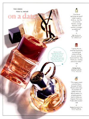 Azzaro Wanted Girl Perfume editorial Cosmopolitan