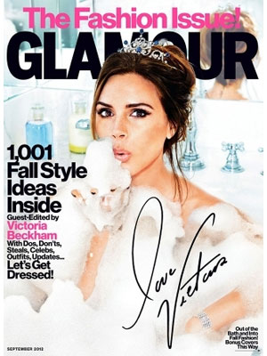 Glamour, September 2012, Victoria Beckham