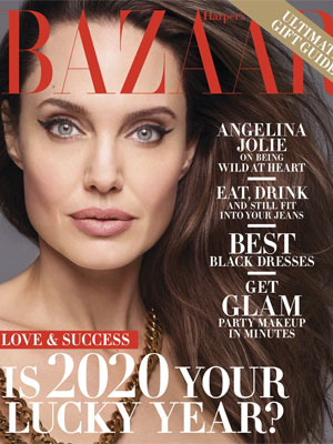 Harper's Bazaar Angelina Jolie December 2019 January 2020