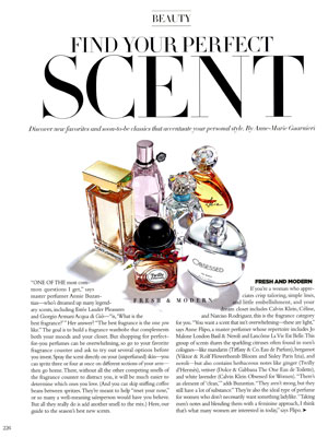 Lancome La Vie Est Belle Perfume editorial Harper's Bazaar Beauty