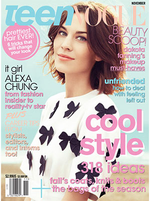 Teen Vogue, November 2011, Alexa Chung