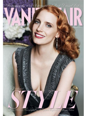 Vanity Fair, September 2012, Jessica Chastain